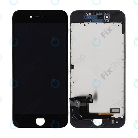 Apple iPhone 7 - Ecran LCD + Sticlă Tactilă + Ramă (Black) In-Cell FixPremium