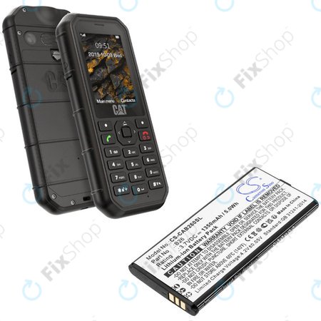 Baterie pentru Cat B26, 1350mAh, Li-Ion, 3.7V, B26, HQ