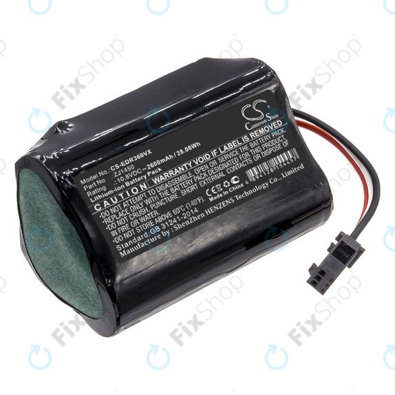 Baterie pentru Ecovacs D36, DA60, DA611, DB35, TCR360, 2600mAh, Li-Ion, 10.8V, ZJ1450, HQ