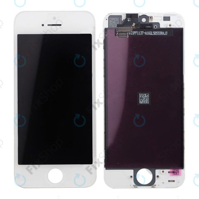 Apple iPhone 5 - Ecran LCD + Sticlă Tactilă + Ramă (White) TFT