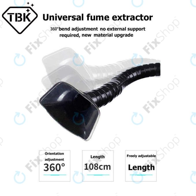 TBK Smoking Apparatus Laser Smoker - Extractor de fum în timpul lipirii