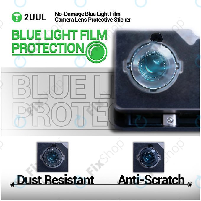Stickere protecție lentilă cameră cu filtru lumină albastră, 2UUL DA33, 500 buc/pachet