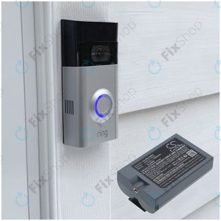 Baterie pentru Ring Video Doorbell 2, 3, 4, 6400mAh, Li-Ion, 3.7V, 8AB1S7-0EN0, HQ