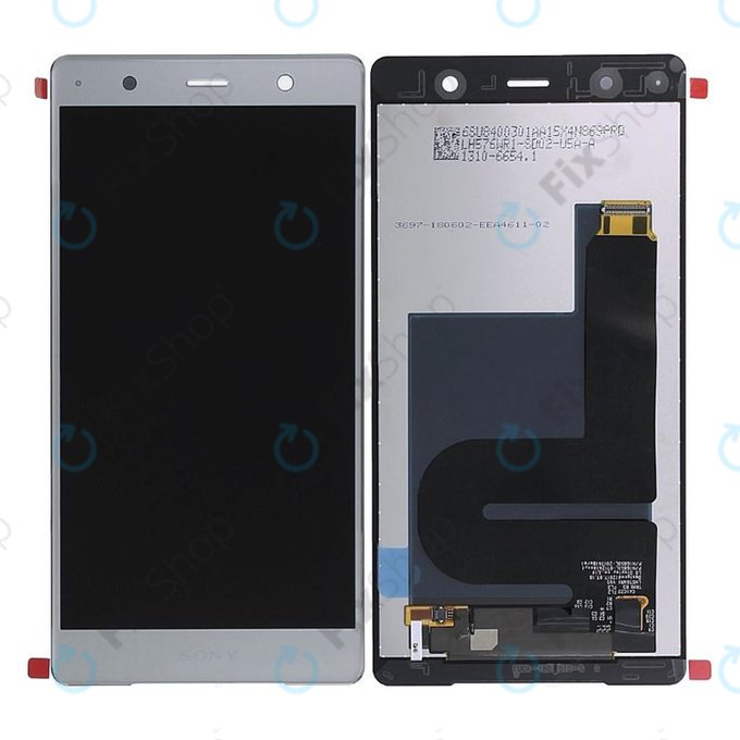 Sony Xperia XZ2 Premium - Ecran LCD + Sticlă Tactilă (Chrome Silver) - 1310-6654 Genuine Service Pack