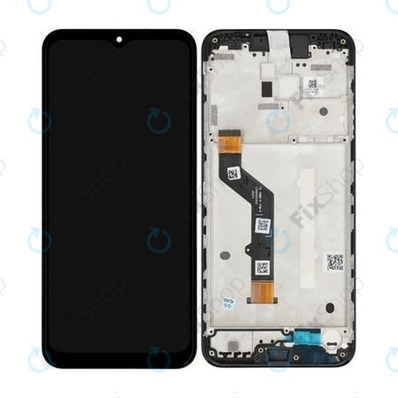 Motorola Moto G9 Play - Ecran LCD + Sticlă Tactilă + Ramă (Black) - 5D68C17397 Genuine Service Pack