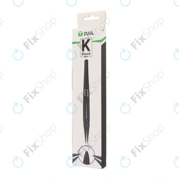 Pensetă ESD antistatică cu vârf plat din ceramică, 2UUL TW32
