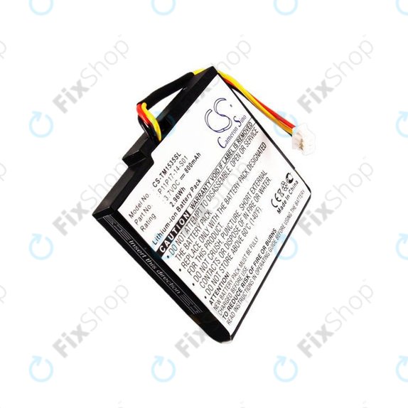 Baterie pentru TomTom, 800mAh, Li-Ion, 3.7V, P11P17-14-S01, HQ
