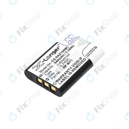 Baterie pentru Sony HDR-AZ1, 640mAh, Li-Ion, 3.7V, NP-BY1, HQ