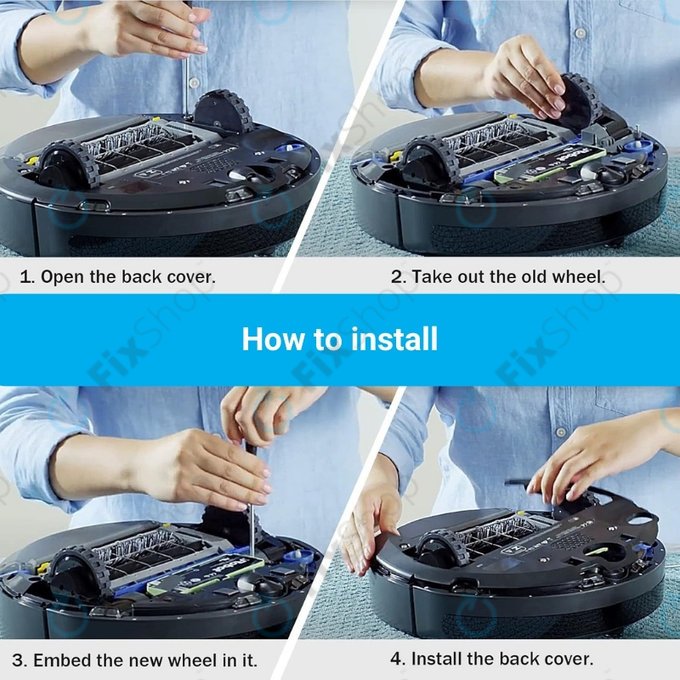 iRobot Roomba 500, 600, 700, 800, 900-series - Roată cu Motor (Dreapta)
