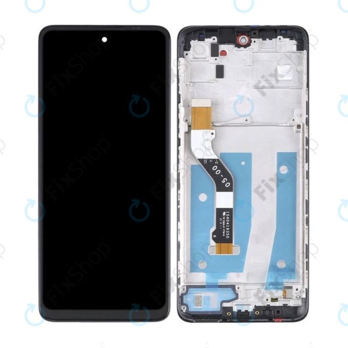 Motorola Moto G60s XT2133 - Ecran LCD + Sticlă Tactilă + Ramă (Black) TFT