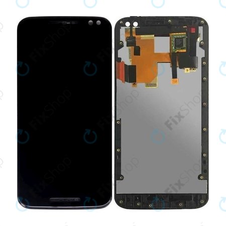 Motorola Moto X Style XT1572 - Ecran LCD + Sticlă Tactilă + Ramă (Black) TFT