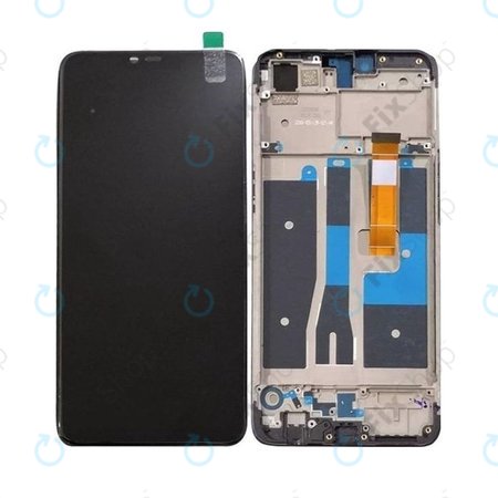 Oppo A3s - Ecran LCD + Sticlă Tactilă + Ramă TFT