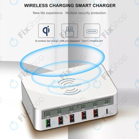 WLX-818F Stație de încărcare de service cu USB 3.0 și USB-C