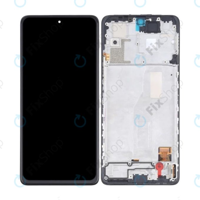 Xiaomi Redmi Note 10 Pro - Ecran LCD + Sticlă Tactilă + Ramă (Black) OLED