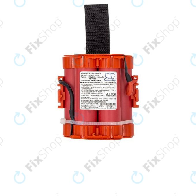 Flymo 1200R-series, Gardena R40, R50, R70, R80-series, Husqvarna 105, 305, 308-series, McCulloch ROB R-series - Baterie 574 47 68-01 2500mAh HQ