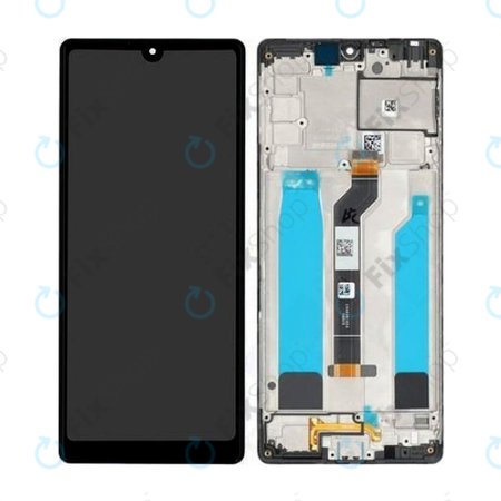 Sony Xperia L4 - Ecran LCD + Sticlă Tactilă + Ramă (Black) - A5019463A Genuine Service Pack