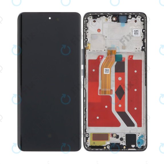 Honor Magic6 Lite - Ecran LCD + Sticlă Tactilă + Ramă (Midnight Black) OLED