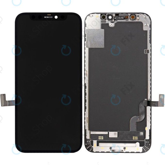Apple iPhone 12 Mini - Ecran LCD + Sticlă Tactilă + Ramă Soft OLED FixPremium