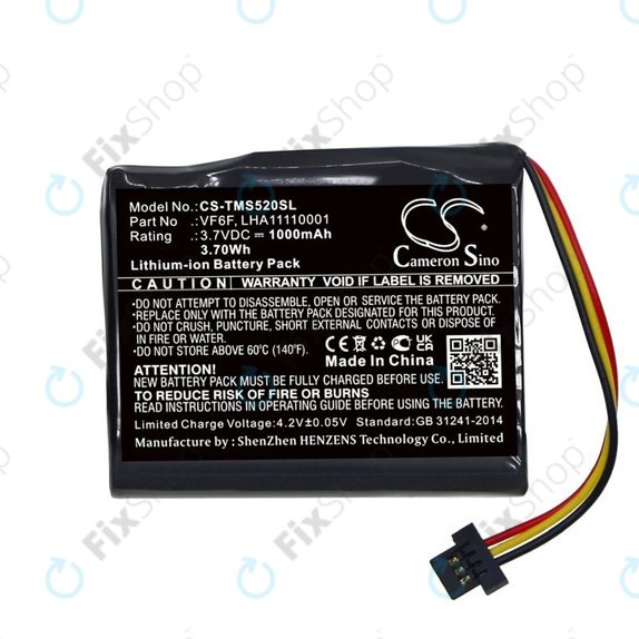 Baterie pentru TomTom Start 52, 1000mAh, Li-Ion, 3.7V, VF6F, HQ