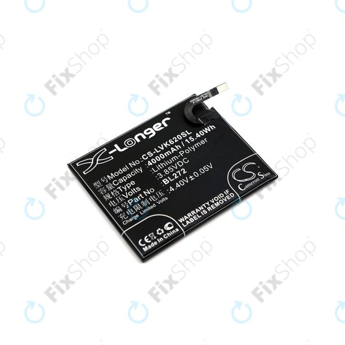 Baterie pentru Lenovo K6 Power, 4000mAh, Li-Pol, 3.85V, BL272, HQ