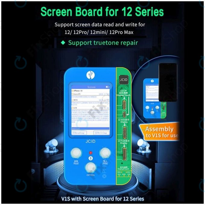 JC V1S, V1SE - Placă LCD pentru iPhone 12, 12 mini, 12 Pro, 12 Pro Max (Upgraded Version)