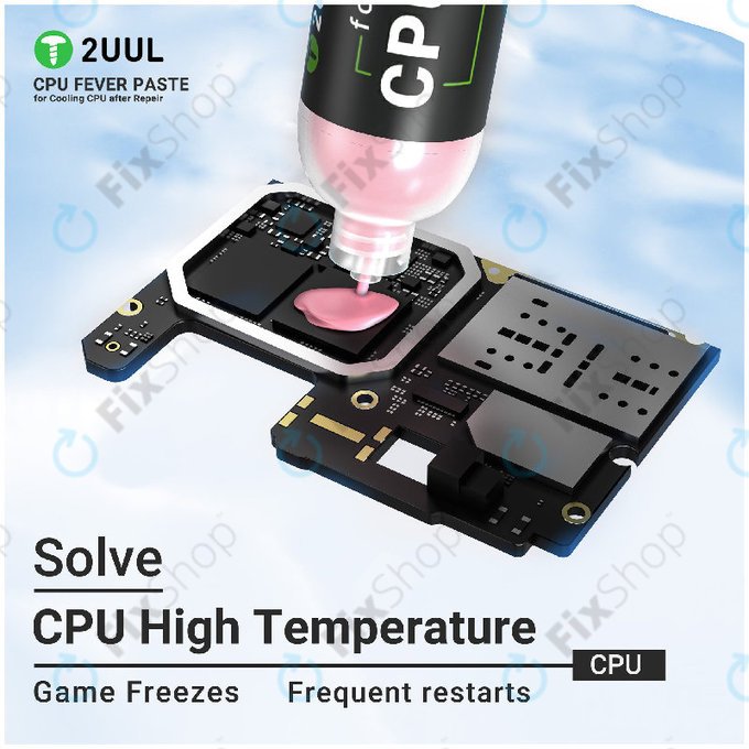 Pastă termoconductoare pentru CPU, 2UUL SC10, 50g