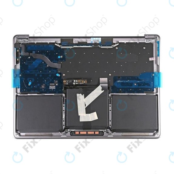 Apple MacBook Pro 13" A1708 (Late 2016 - Mid 2017) - Superior Ramă Tastatură + Tastatură (US) + Microfon + Trackpad + Boxe (Space Gray)