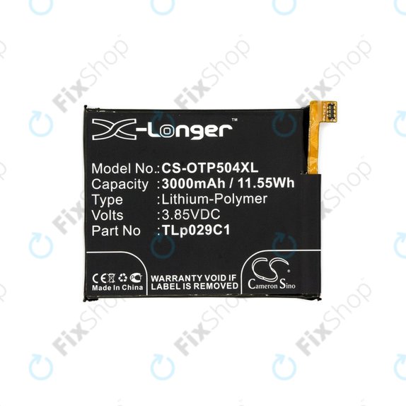Blackberry Key2 LE - Baterie TLP029C1 3000mAh HQ
