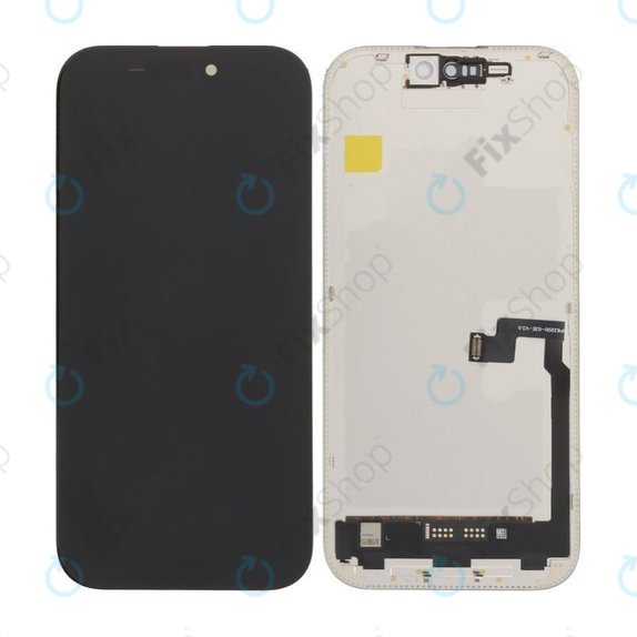 Ecran Hard OLED 120Hz pentru iPhone 16 Pro, Sticlă tactilă cu ramă, FixPremium