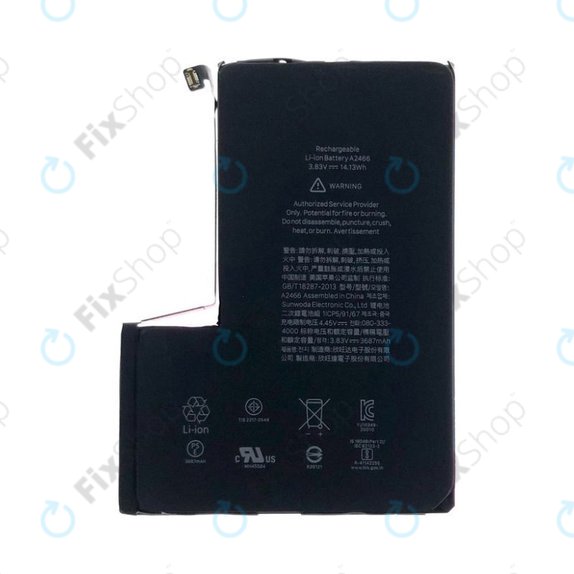Baterie pentru iPhone 12 Pro Max, 3687mAh, A2466, Service Pack