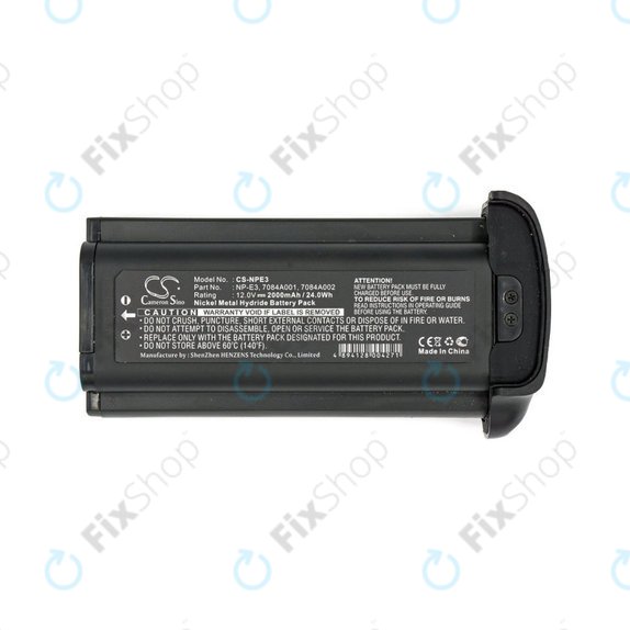 Baterie pentru Canon Eos 1Ds, 2000mAh, Ni-MH, 12V, NP-E3, HQ
