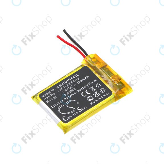 Baterie pentru Garmin Femix 6s Pro, Venu, 170mAh, Li-Pol, 3.8V, 361-00086-12, HQ