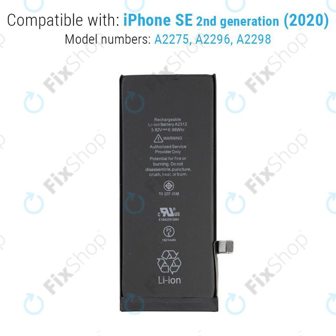 Apple iPhone SE (2nd Gen 2020) - Baterie A2312 1821mAh Service Pack