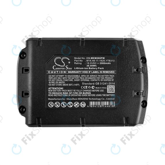 Baterie pentru Milwaukee, Atlas Copco, Berner, 2000mAh, Li-Ion, 18V, M18, HQ