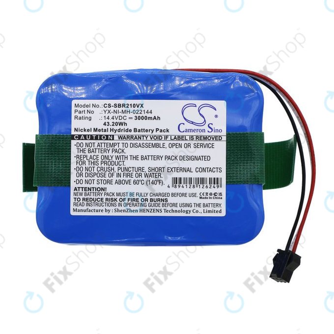 Baterie pentru Sencor SVC9031BK, Bobsweep, Carneo, Samba, Vileda, Wisdom, 3000mAh, Ni-MH, 14.4V, YX-NI-022144-COR, HQ
