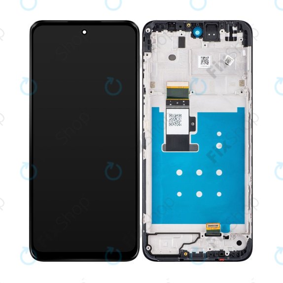 Motorola Moto G13 - Ecran LCD + Sticlă Tactilă + Ramă (Matte Charcoal) TFT