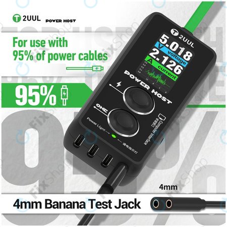 Tester digital USB-C de tensiune și curent (Power Host), 2UUL PW15