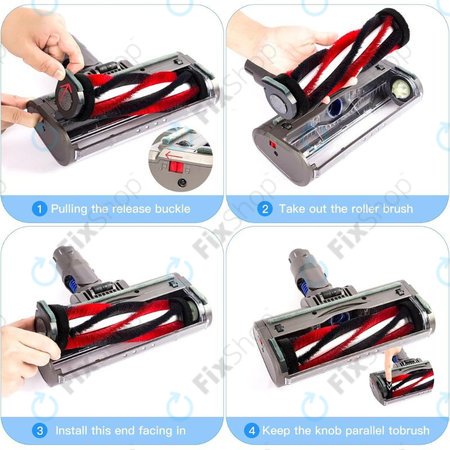 Dyson V-series, Outsize - Duză pentru podea cu lumină LED