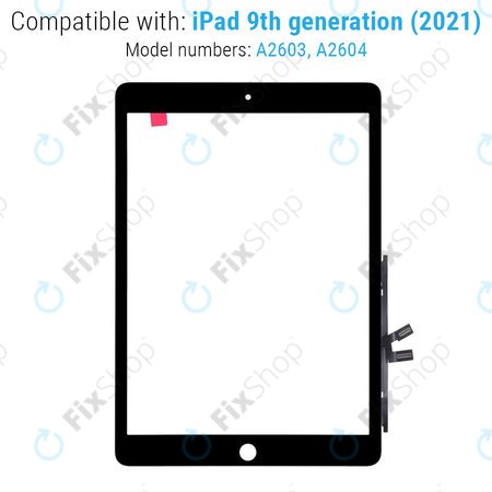 Apple iPad (9th Gen 2021) - Sticlă Tactilă (Black)