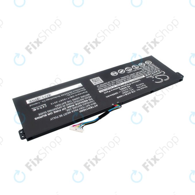 Baterie pentru Acer Aspire 5, 7 E5, V3, Chromebook 11, 13, 15, 3000mAh, Li-Pol, 15.2V, AC14B18K, HQ