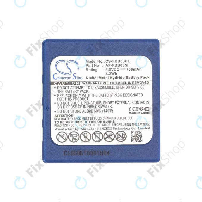 Baterie pentru HBC Fub3a, 700mAh, Ni-MH, 6V, AF-FUB03M, HQ