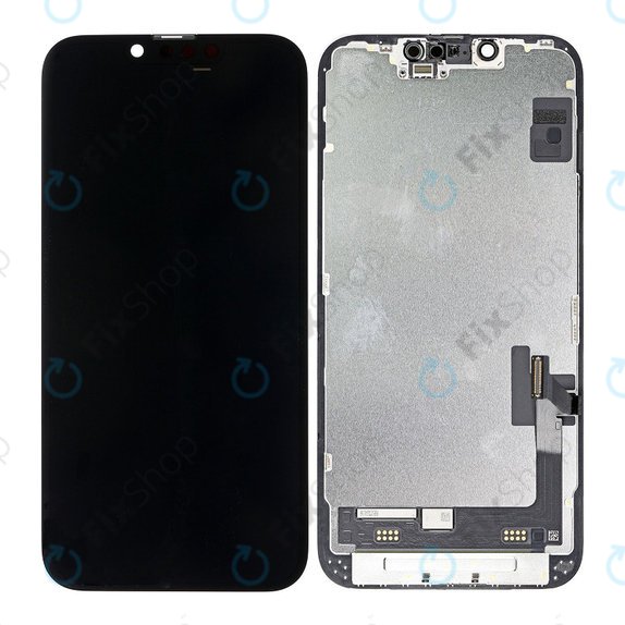 Ecran pentru iPhone 14, Sticlă tactilă cu ramă, Refurbished