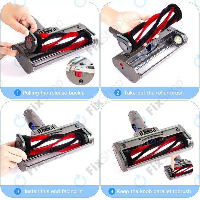 Dyson V-series, Outsize - Duză pentru podea cu lumină LED