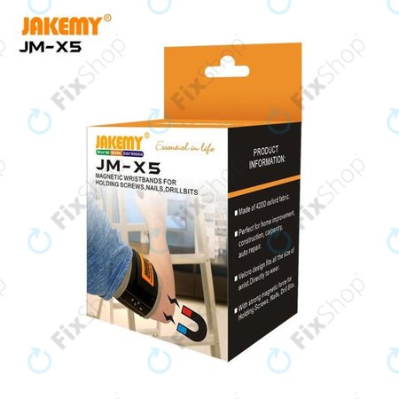 Jakemy JM-X5 - Brățară magnetică pentru șuruburi, cuie și biți