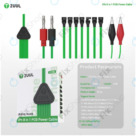 Cablu de alimentare PCB pentru iPhone 8-16 Pro Max, 2UUL PW05