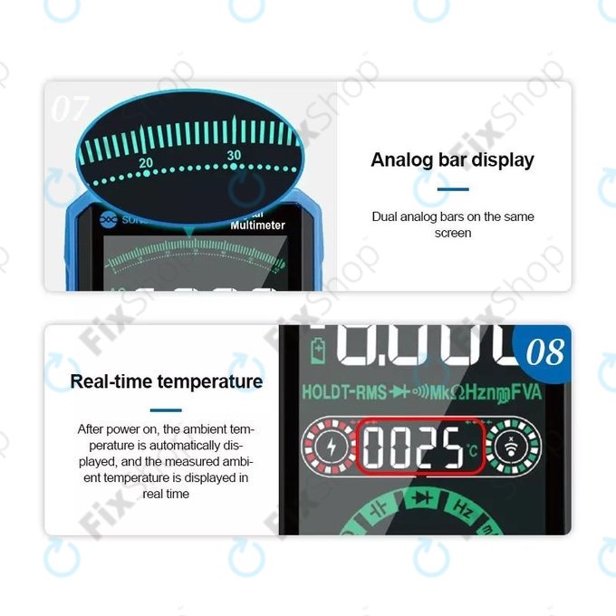 Sunshine DT-20N - Touch Multimeter