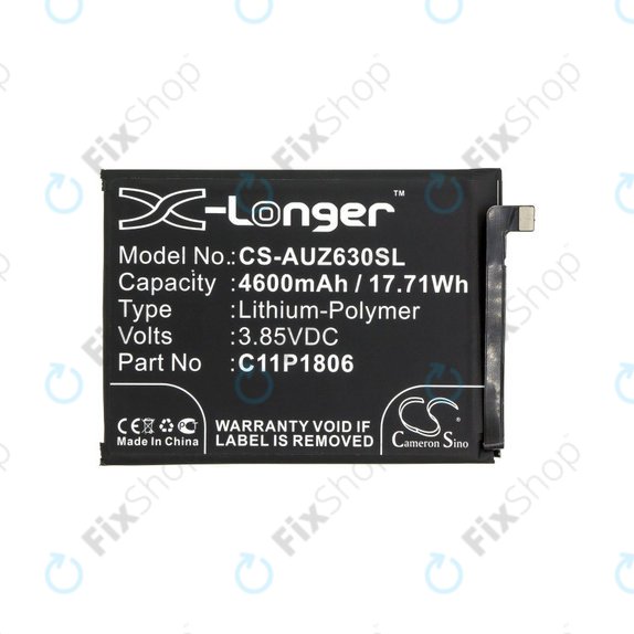 Baterie pentru Asus Zenfone 6 2019, 4600mAh, Li-Pol, 3.85V, C11P1806, HQ
