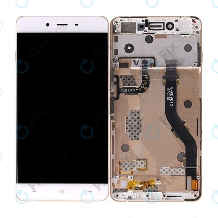 OnePlus X - Ecran LCD + Sticlă Tactilă + Ramă (White) TFT