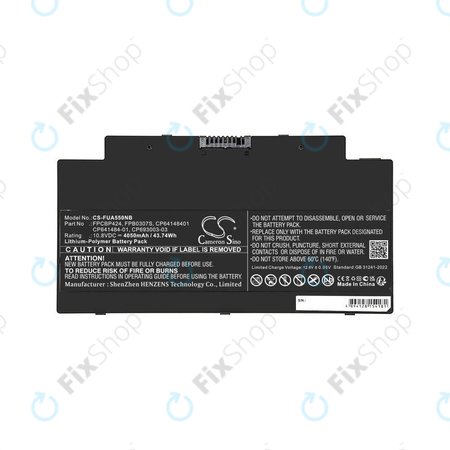 Baterie pentru Fujitsu Lifebook AH77, A556, A3510, U536, 4050mAh, Li-Pol, 10.8V, CP641484-01, HQ
