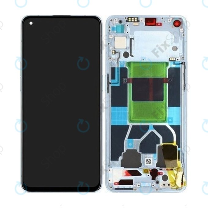 Oppo Reno 6 5G CPH2251 - Ecran LCD + Sticlă Tactilă + Ramă (Arctic Blue) - 4907750 Genuine Service Pack